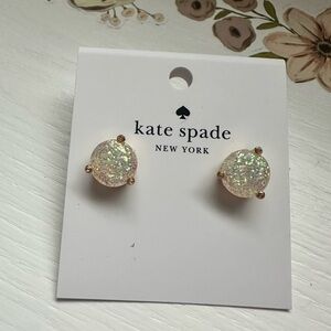 NWT Kate Spade Opal Glitter Earrings
